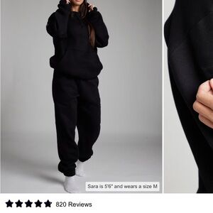 NEW Comfrt Black Travel Hoodie